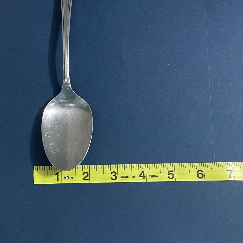 Vintage Oneida Flatware Lakewood Pattern Meat Fork Slotted Spoon Serving Spoon